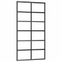 Puerta corredera con herrajes negro 102x205 cm ESG vidrio en Puertas | Comprar online en Foru.es