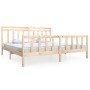 Estructura de cama de madera maciza 200x200 cm de vidaXL, Camas y somieres - Ref: Foro24-3100978, Precio: 140,34 €, Descuento: %