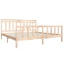 Estructura de cama de madera maciza 200x200 cm de vidaXL, Camas y somieres - Ref: Foro24-3100978, Precio: 140,34 €, Descuento: %