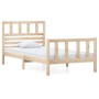 Estructura de cama madera maciza 90x200 cm de vidaXL, Camas y somieres - Ref: Foro24-3101138, Precio: 98,17 €, Descuento: %