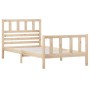 Estructura de cama madera maciza 90x200 cm de vidaXL, Camas y somieres - Ref: Foro24-3101138, Precio: 98,17 €, Descuento: %