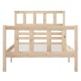 Estructura de cama madera maciza 90x200 cm de vidaXL, Camas y somieres - Ref: Foro24-3101138, Precio: 98,17 €, Descuento: %