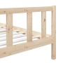 Estructura de cama madera maciza 90x200 cm de vidaXL, Camas y somieres - Ref: Foro24-3101138, Precio: 98,17 €, Descuento: %