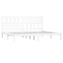 Estructura de cama madera maciza de pino blanca 200x200 cm de vidaXL, Camas y somieres - Ref: Foro24-3101044, Precio: 162,60 ...