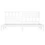 Estructura de cama madera maciza de pino blanca 200x200 cm de vidaXL, Camas y somieres - Ref: Foro24-3101044, Precio: 162,60 ...