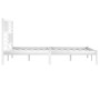 Estructura de cama madera maciza de pino blanca 200x200 cm de vidaXL, Camas y somieres - Ref: Foro24-3101044, Precio: 162,60 ...