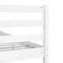 Estructura de cama de madera maciza blanco 150x200 cm de vidaXL, Camas y somieres - Ref: Foro24-3101094, Precio: 155,49 €, De...