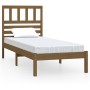 Estructura de cama madera maciza pino marrón miel 100x200 cm de vidaXL, Camas y somieres - Ref: Foro24-3101016, Precio: 108,5...