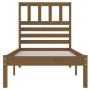 Estructura de cama madera maciza pino marrón miel 100x200 cm de vidaXL, Camas y somieres - Ref: Foro24-3101016, Precio: 108,5...