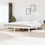 Estructura de cama de madera maciza blanca 180x200 cm de vidaXL, Camas y somieres - Ref: Foro24-3101039, Precio: 161,00 €, De...
