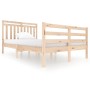 Estructura de cama madera maciza 120x200 cm de vidaXL, Camas y somieres - Ref: Foro24-3100649, Precio: 113,58 €, Descuento: %