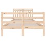 Estructura de cama madera maciza 120x200 cm de vidaXL, Camas y somieres - Ref: Foro24-3100649, Precio: 113,58 €, Descuento: %