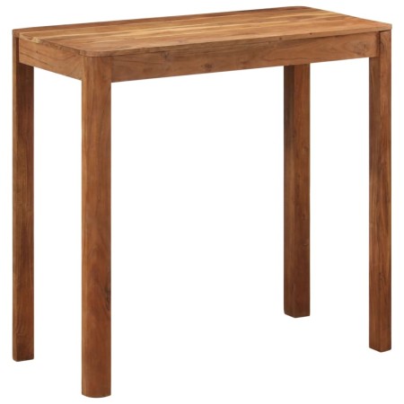 Mesa alta cocina madera acacia acabado miel 110x55x106 cm en Mesas de comedor | Comprar online en Foru.es