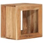 Taburete madera maciza de acacia 40x30x40 cm en Mesas auxiliares | Comprar online en Foru.es