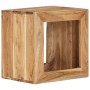 Taburete madera maciza de acacia 40x30x40 cm en Mesas auxiliares | Comprar online en Foru.es