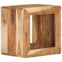 Taburete madera maciza de acacia 40x30x40 cm en Mesas auxiliares | Comprar online en Foru.es
