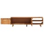 Mueble de TV madera acacia con acabado miel 140x30x40 cm en Muebles TV | Comprar online en Foru.es