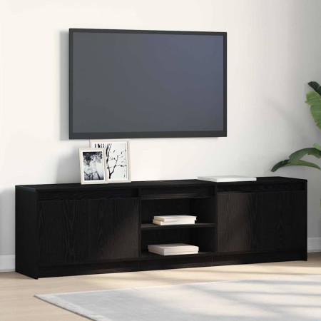 Unidades de TV 2 pcs Negro 180 x 34 x 50 cm en Muebles TV | Comprar online en Foru.es