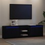 Unidades de TV 2 pcs Negro 180 x 34 x 50 cm en Muebles TV | Comprar online en Foru.es