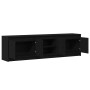 Unidades de TV 2 pcs Negro 180 x 34 x 50 cm en Muebles TV | Comprar online en Foru.es