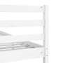 Estructura de cama doble de madera maciza blanco 135x190 cm de vidaXL, Camas y somieres - Ref: Foro24-3101064, Precio: 159,51...