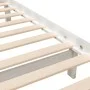 Estructura cama doble pequeña madera maciza blanco 120x190 cm de vidaXL, Camas y somieres - Ref: Foro24-3101124, Precio: 145,...