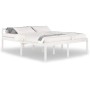 Cama para personas mayores madera maciza pino blanca 160x200 cm de vidaXL, Camas y somieres - Ref: Foro24-810625, Precio: 144...