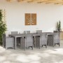 Mesa de comedor de jardín Gris claro 300 x 100 x 73 cm en Mesas de jardín | Comprar online en Foru.es