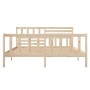 Estructura de cama madera maciza 120x200 cm de vidaXL, Camas y somieres - Ref: Foro24-3101148, Precio: 130,38 €, Descuento: %