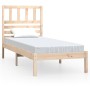 Estructura de cama madera maciza de pino 90x200 cm de vidaXL, Camas y somieres - Ref: Foro24-3101008, Precio: 89,96 €, Descue...