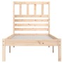 Estructura de cama madera maciza de pino 90x200 cm de vidaXL, Camas y somieres - Ref: Foro24-3101008, Precio: 89,96 €, Descue...