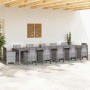 Mesa de comedor de jardín Gris claro 400 x 100 x 73 cm en Mesas de jardín | Comprar online en Foru.es