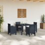 Conjunto de Comedor de Jardín 5 pcs Antracita Ratan Polt en Mesas de jardín | Comprar online en Foru.es