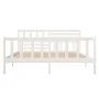 Estructura de cama madera maciza blanca 120x200 cm de vidaXL, Camas y somieres - Ref: Foro24-3101149, Precio: 143,11 €, Descu...