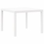 Conjunto de Comedor de Jardín 5 pcs Blanco Ratan Polt en Mesas de jardín | Comprar online en Foru.es