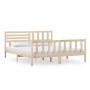 Estructura de cama de madera maciza super king 180x200 cm de vidaXL, Camas y somieres - Ref: Foro24-3101168, Precio: 162,85 €...