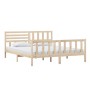 Estructura de cama de madera maciza super king 180x200 cm de vidaXL, Camas y somieres - Ref: Foro24-3101168, Precio: 162,85 €...