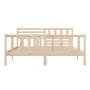 Estructura de cama de madera maciza super king 180x200 cm de vidaXL, Camas y somieres - Ref: Foro24-3101168, Precio: 162,85 €...