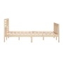 Estructura de cama de madera maciza super king 180x200 cm de vidaXL, Camas y somieres - Ref: Foro24-3101168, Precio: 162,85 €...