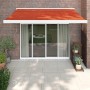 Toldo retráctil aluminio y tela naranja y marrón 3x2,5 m de vidaXL, Toldos - Ref: Foro24-3154541, Precio: 362,93 €, Descuento: %