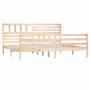 Estructura de cama de madera maciza super king 180x200 cm de vidaXL, Camas y somieres - Ref: Foro24-3101103, Precio: 165,23 €...