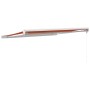 Toldo retráctil aluminio y tela naranja y marrón 3x2,5 m de vidaXL, Toldos - Ref: Foro24-3154541, Precio: 362,93 €, Descuento: %