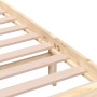 Estructura de cama doble pequeña de madera maciza 120x190 cm de vidaXL, Camas y somieres - Ref: Foro24-3100689, Precio: 113,4...