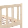 Estructura de cama de madera maciza 200x200 cm de vidaXL, Camas y somieres - Ref: Foro24-3101173, Precio: 160,10 €, Descuento: %