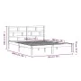 Super-King-Size-Bettgestell aus weißem Massivholz, 180 x 200 cm von vidaXL, Betten und Lattenroste - Ref: Foro24-3101234, Pre...