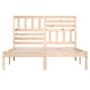 Estructura de cama madera maciza de pino 120x200 cm de vidaXL, Camas y somieres - Ref: Foro24-3101018, Precio: 122,62 €, Desc...