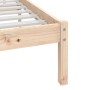 Estructura de cama madera maciza de pino 120x200 cm de vidaXL, Camas y somieres - Ref: Foro24-3101018, Precio: 122,62 €, Desc...