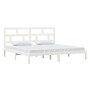 Estructura de cama madera maciza de pino blanco 200x200 cm de vidaXL, Camas y somieres - Ref: Foro24-3101239, Precio: 152,44 ...