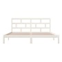 Estructura de cama madera maciza de pino blanco 200x200 cm de vidaXL, Camas y somieres - Ref: Foro24-3101239, Precio: 152,44 ...
