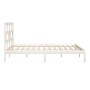 Estructura de cama madera maciza de pino blanco 200x200 cm de vidaXL, Camas y somieres - Ref: Foro24-3101239, Precio: 152,44 ...